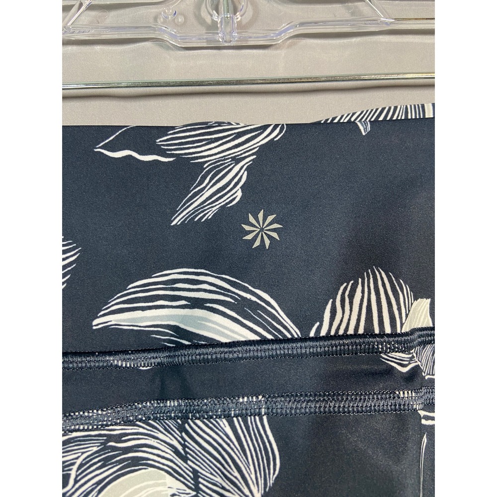 Athleta‎ Sonic Skort Navy Blue White Floral Print Women's Size Large Pickleball - Picture 5 of 11